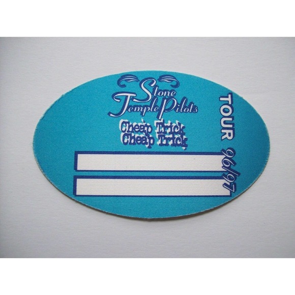 Stone Temple Pilots Cheap Trick Backstage Concert Pass Original 1996/97 Rock Pop - Picture 2 of 2